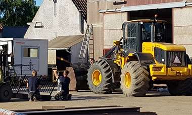 Entreprenørudstyr på Bornholm